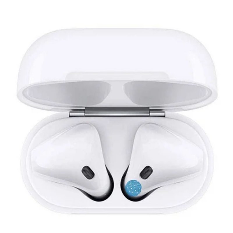 Detalle 2 de Klack IK9000, auriculares inalámbricos blancos con Bluetooth 5.0 y controles