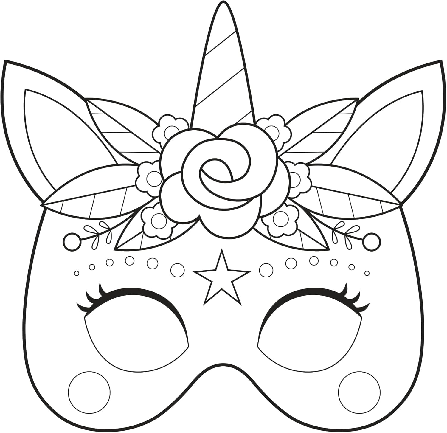 Thumbnail 1 de MY MANDARINE GY138C — carnet de coloriage avec 24 masques pré-découpés à porter