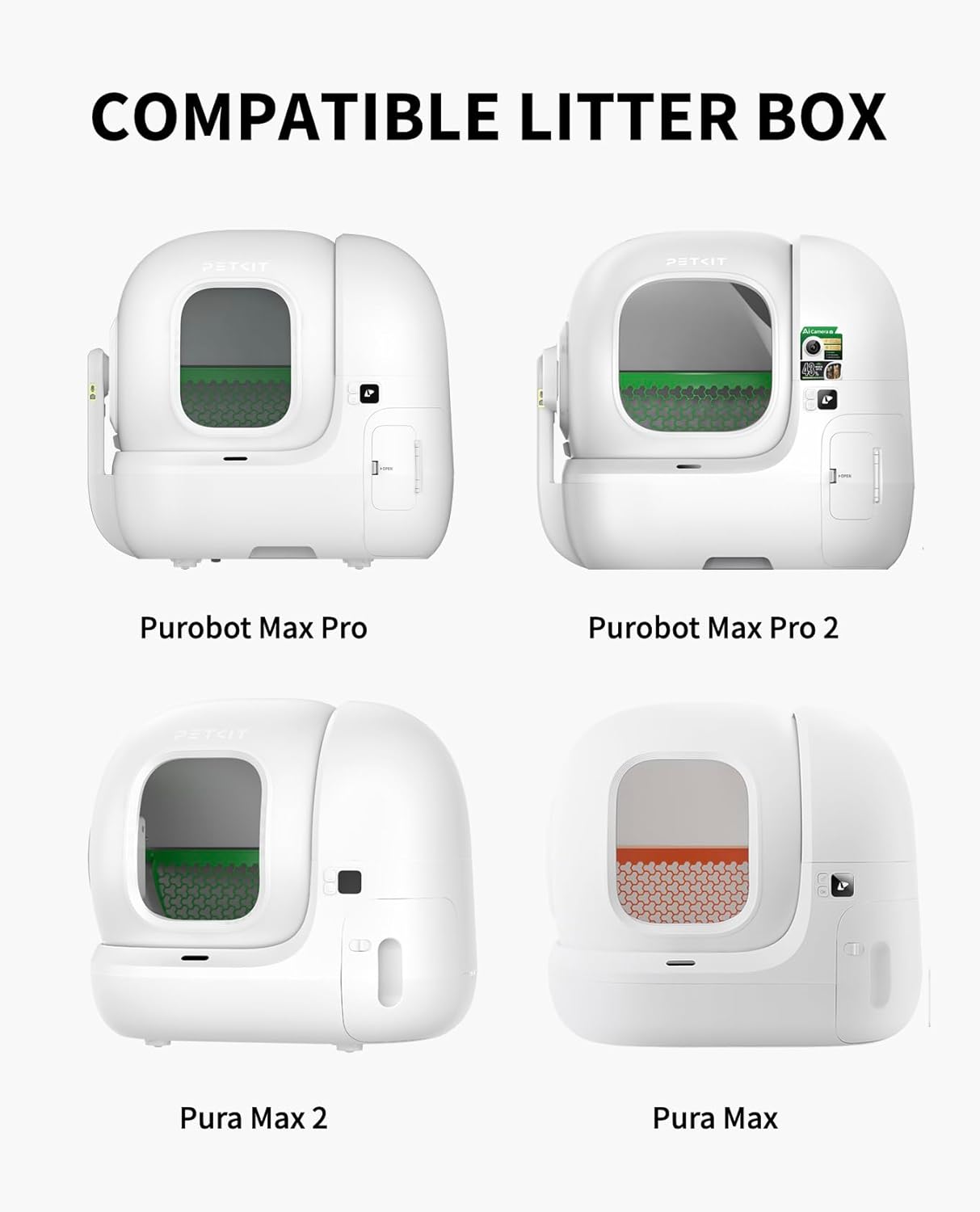 Detalle 2 de PETKIT PURA MAX Pro Liners 49.5 x 40 cm
