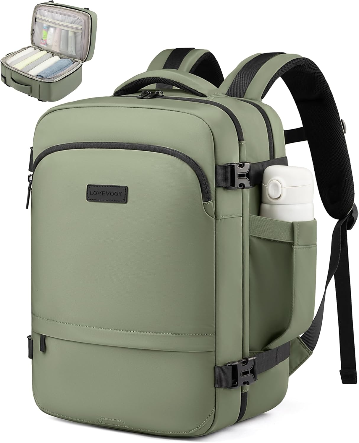 Thumbnail 6 de LOVEVOOK Ryanair Handgepäck 40x30x20 – 40×30×20 Cabin-Bag als Unterseat-Travel-Rucksack