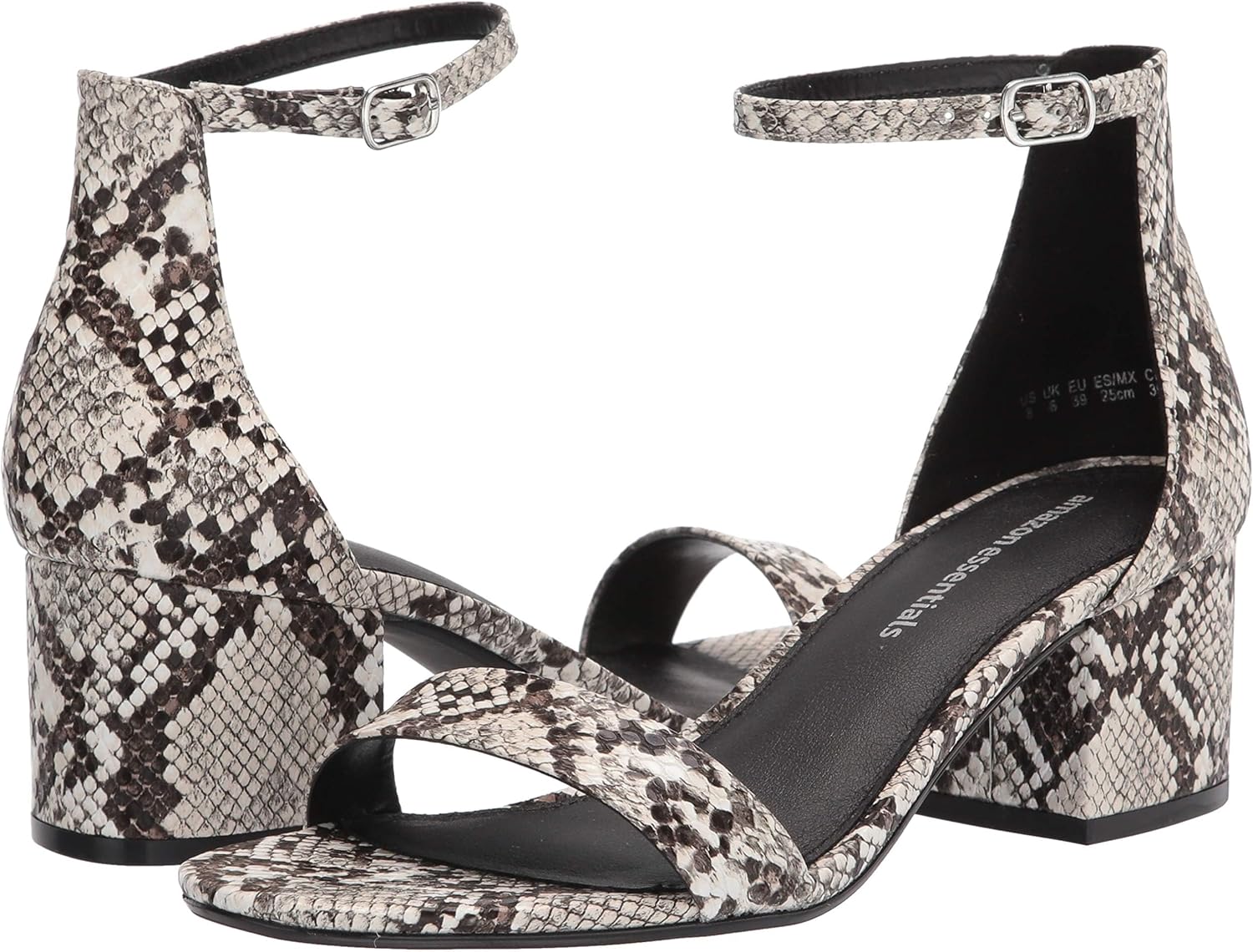 Thumbnail 6 de Amazon Essentials Damen Sandale mit Absatz und zwei Riemchen – Komfort trifft Stil