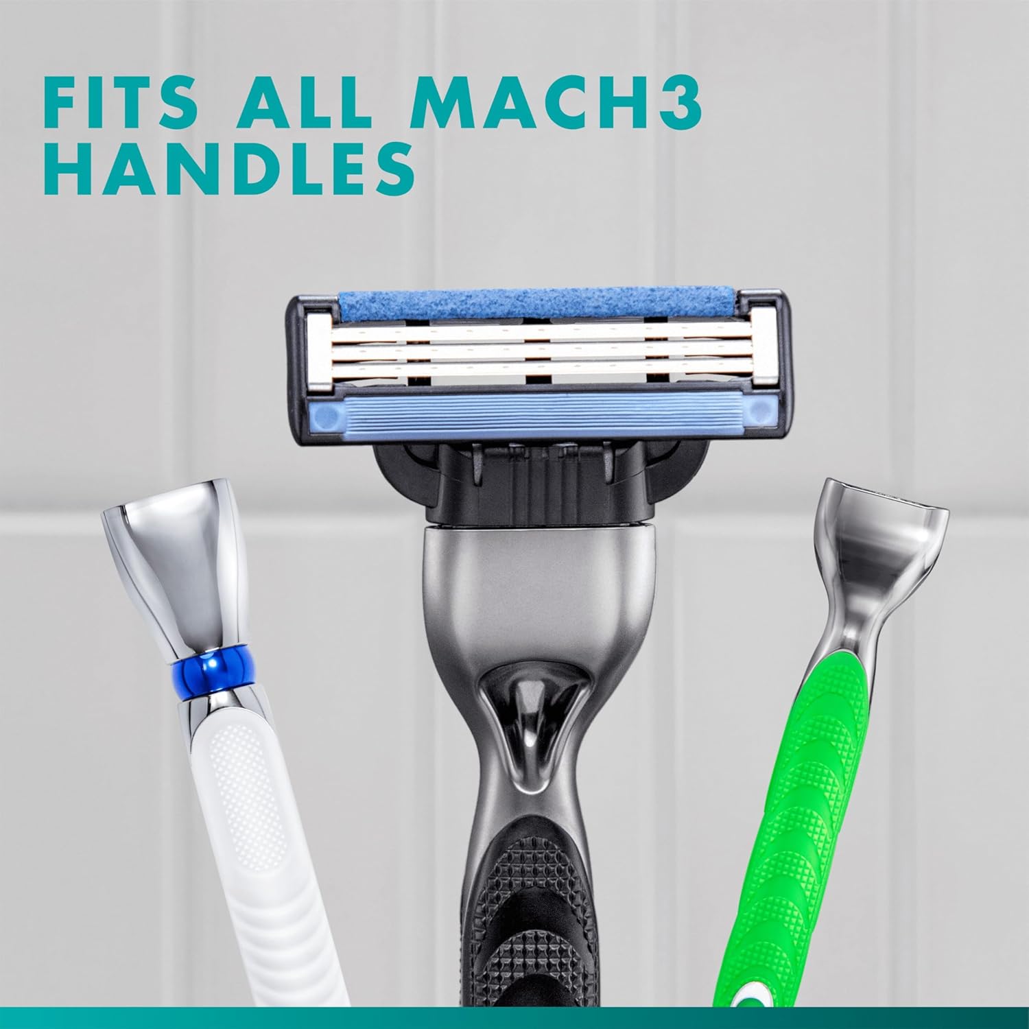Thumbnail 5 de Gillette Mach3 razor blades 12 pack 🪒