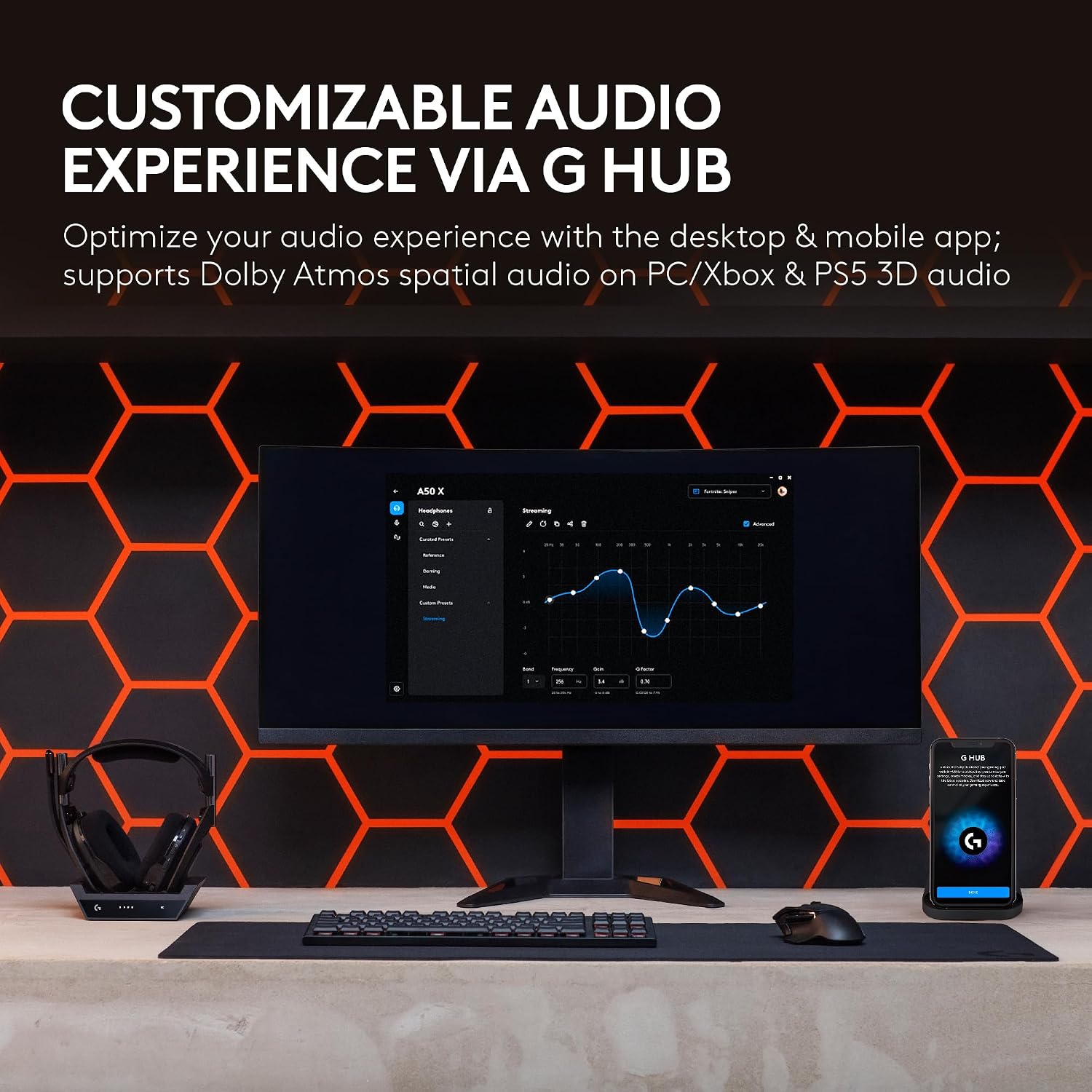 Thumbnail 4 de Logitech G Astro A50 X (939-002126) Wireless Gaming Headset with PLAYSYNC