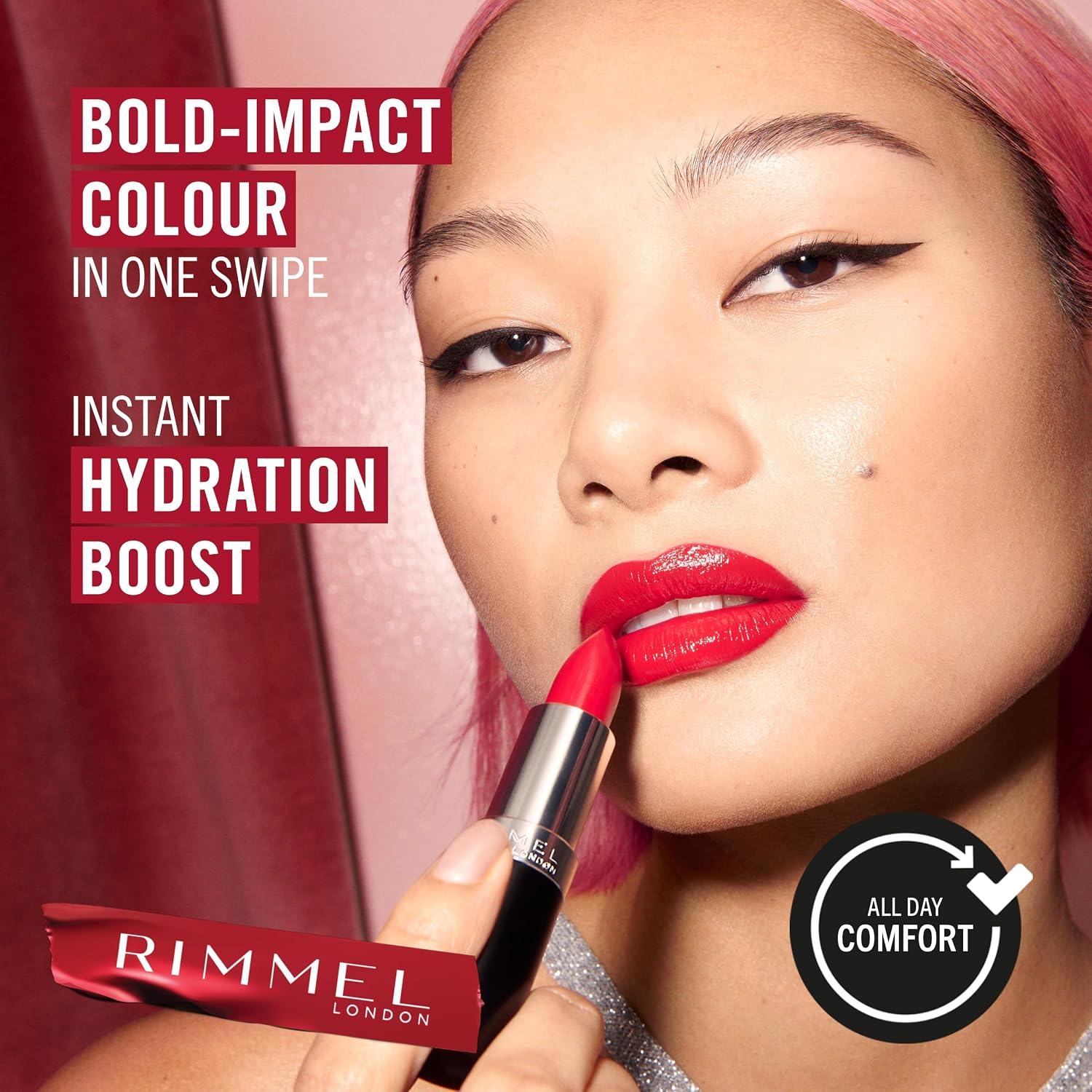 Detalle de Lasting Finish Shimmers Lipstick 900-Pearl: rossetto dal finish shimmer, 18 g, ideale per giorno e sera