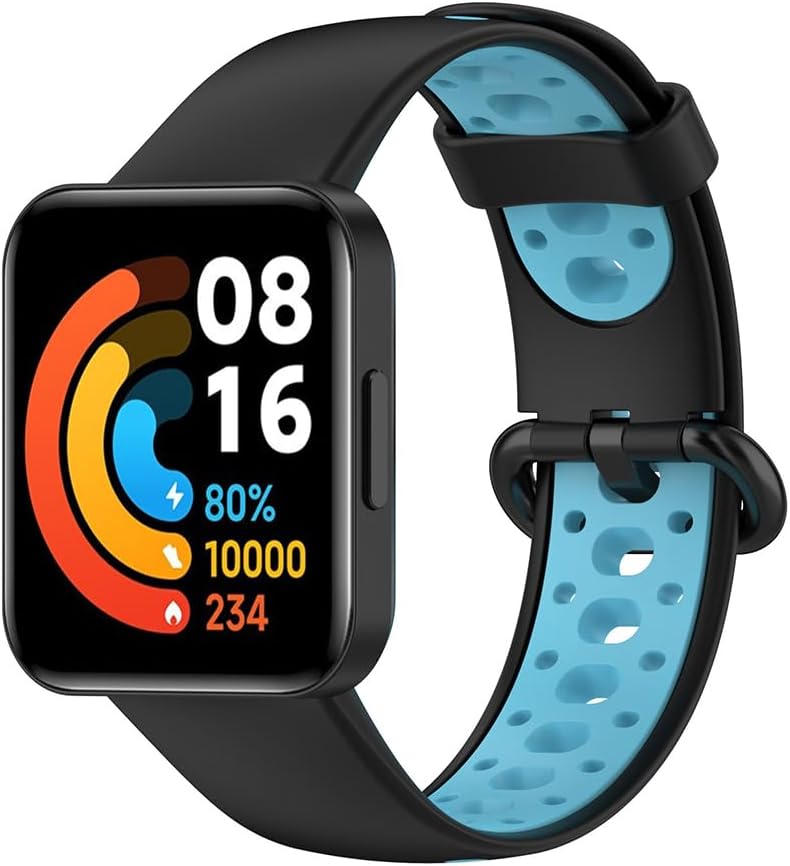 Detalle de BYISYUE Breathable Silicone Strap for Xiaomi Redmi Watch Lite 2 / Redmi Watch 2 Lite