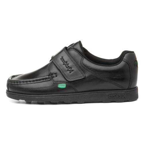 Detalle de Kickers Boy's Fragma Single Strap Moc Toe Leather Shoes