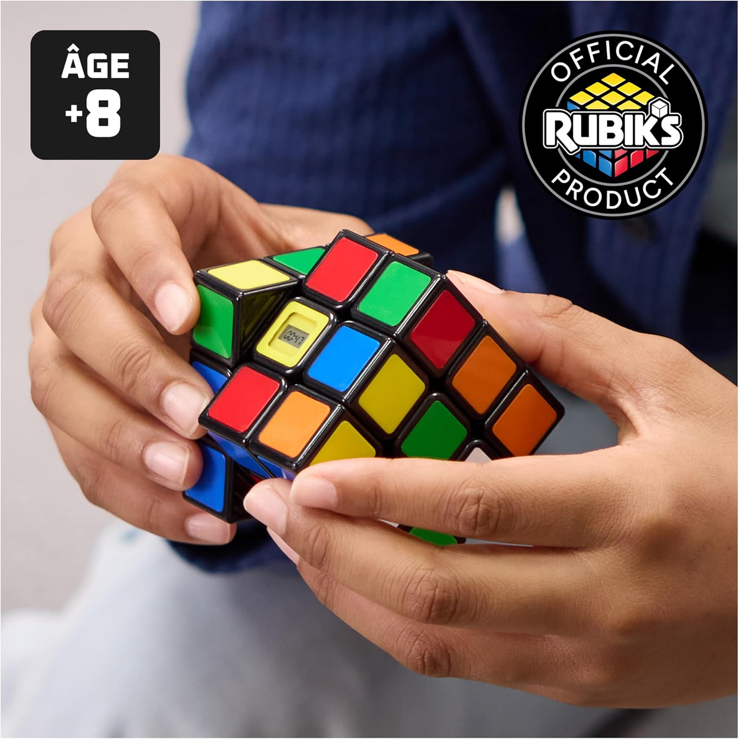 Detalle de Rubik’s Cube Chrono 3x3 : chronomètre intégré pour s’entraîner et progresser en vitesse