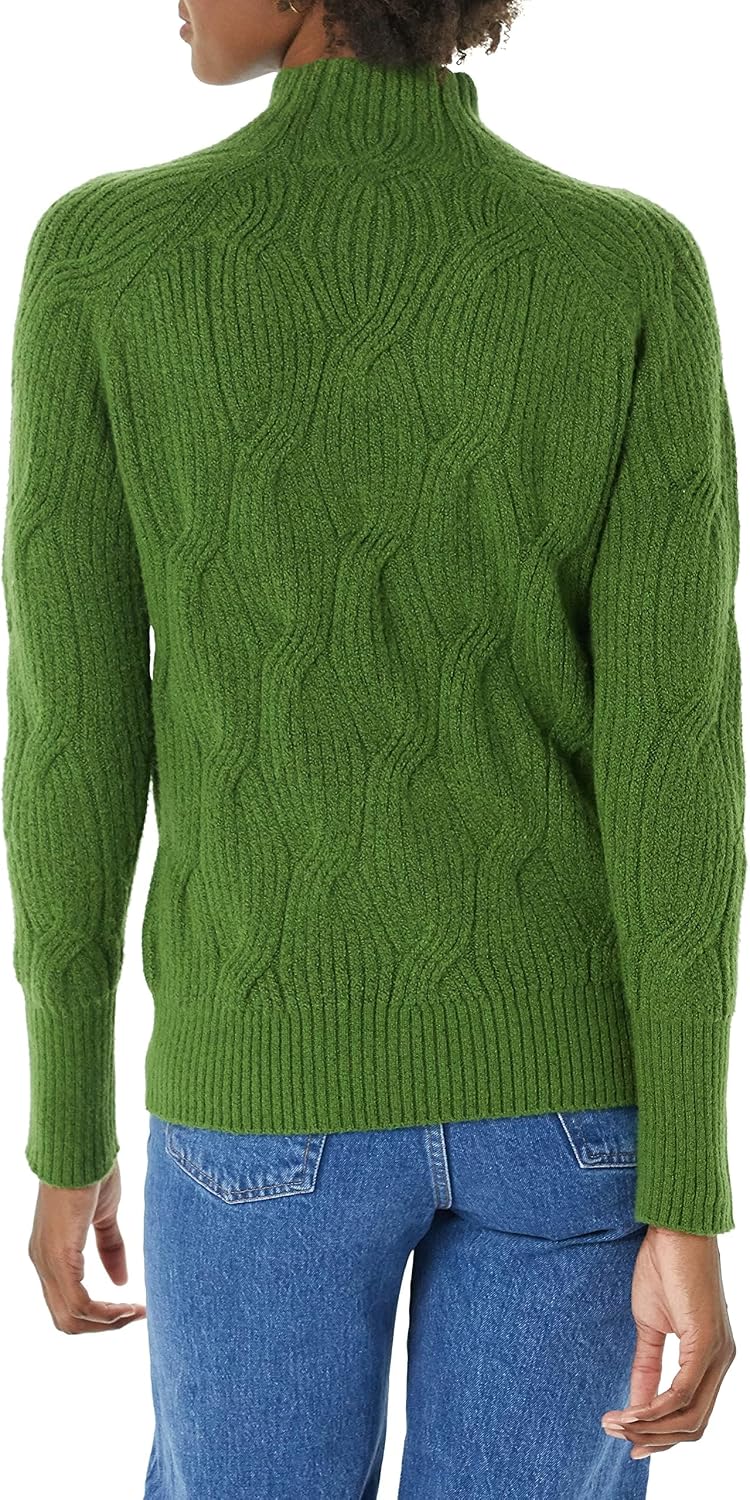 Thumbnail 1 de Amazon Essentials Women's Soft Touch Cable Knit Funnel Neck Jumper