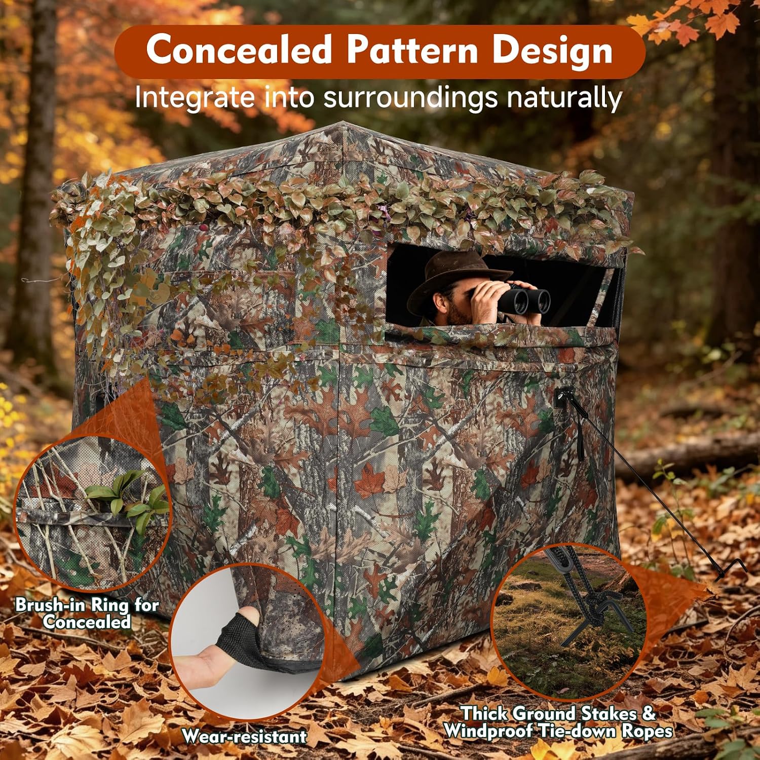 Thumbnail 6 de DUEYAGO Hunting Blind for 2–4 People
