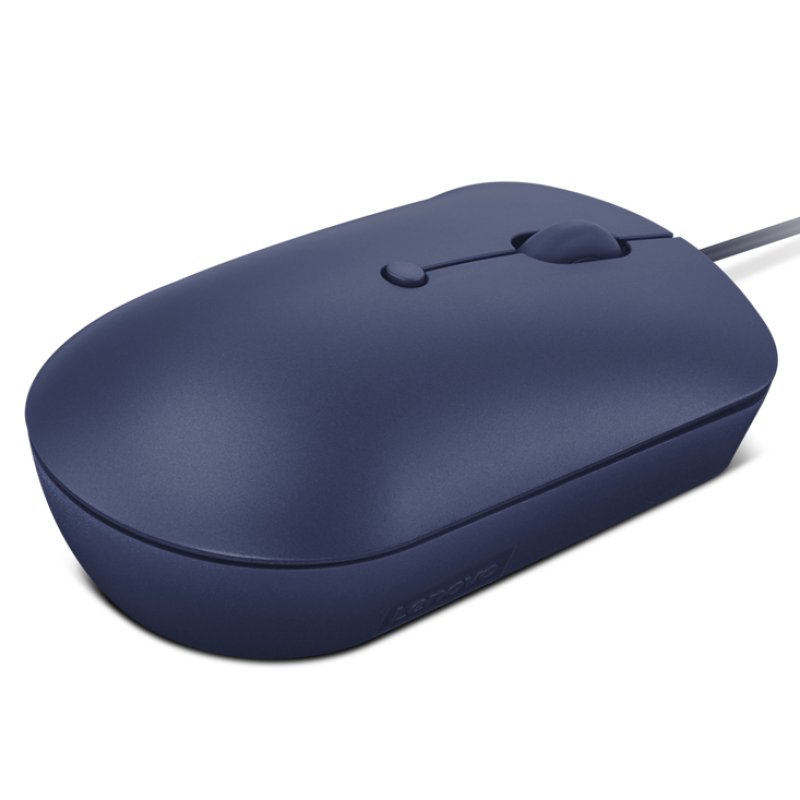 Detalle 2 de Lenovo 540, ratón óptico USB-C de 2400 DPI, azul y ambidiestro