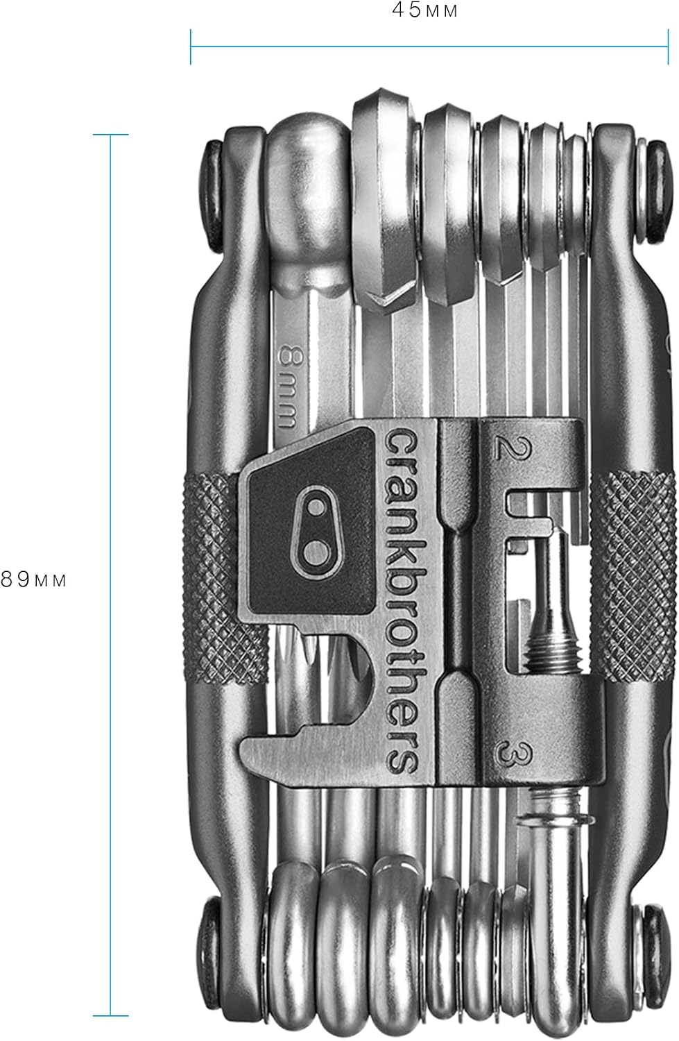 Thumbnail 1 de クランクブラザーズ MULTI-19 11465 自転車用携帯工具 19機能・専用ケース付き
