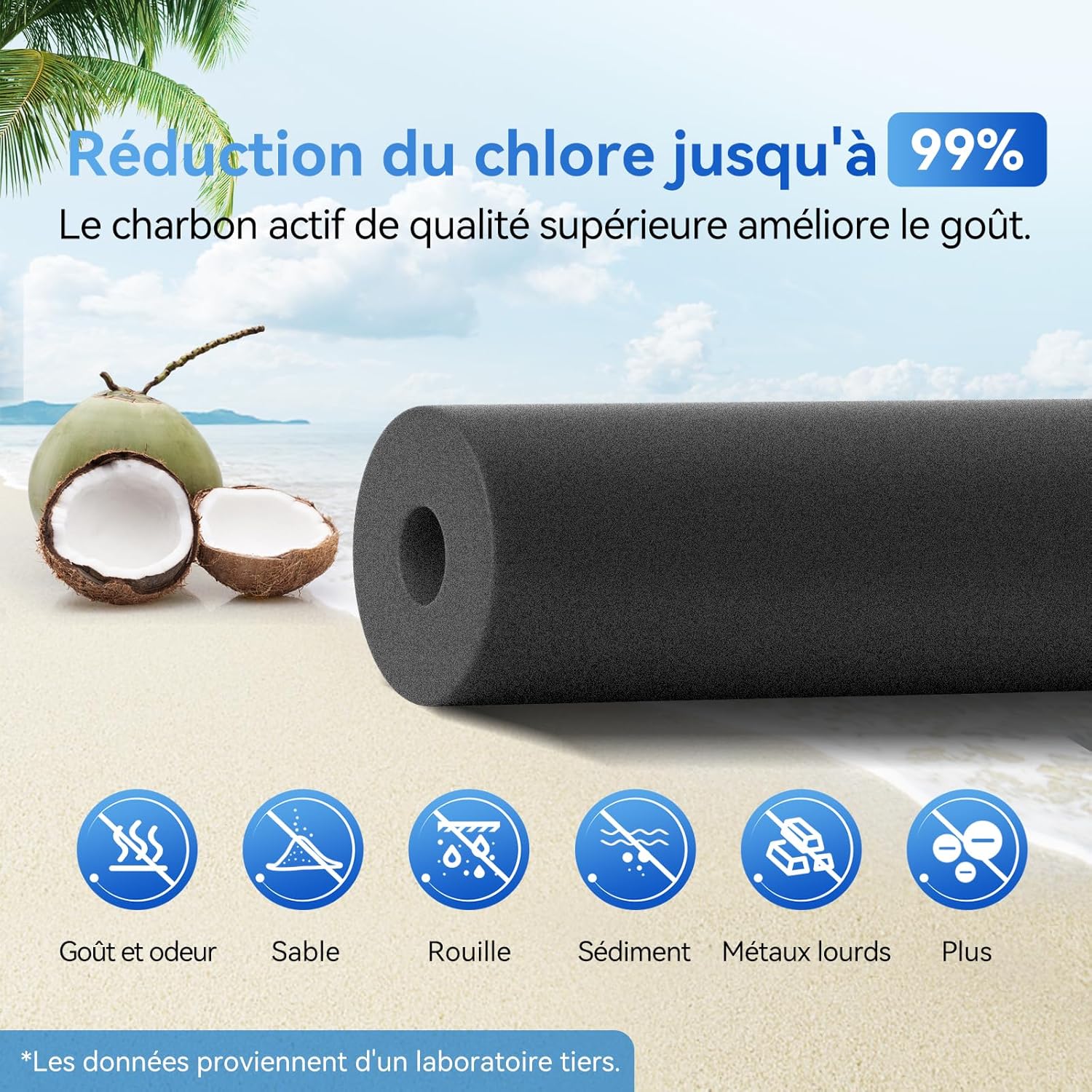 Thumbnail 1 de Purewell BB8 Éléments de Purification de Rechange – 2 Filtres pour Purificateurs d'eau, compatibles avec les systèmes d'ultrafiltration par gravité