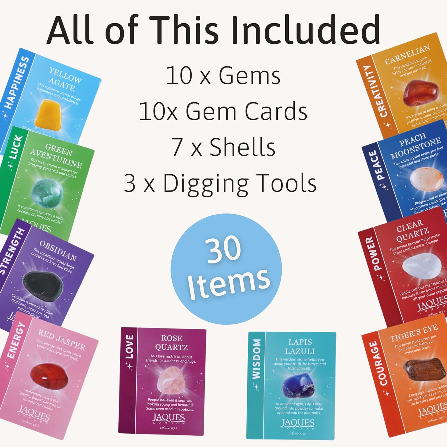 Thumbnail 1 de Jaques of London Gemstone Dig Kit — Gemstone Dig Kit for Kids Aged 3–6