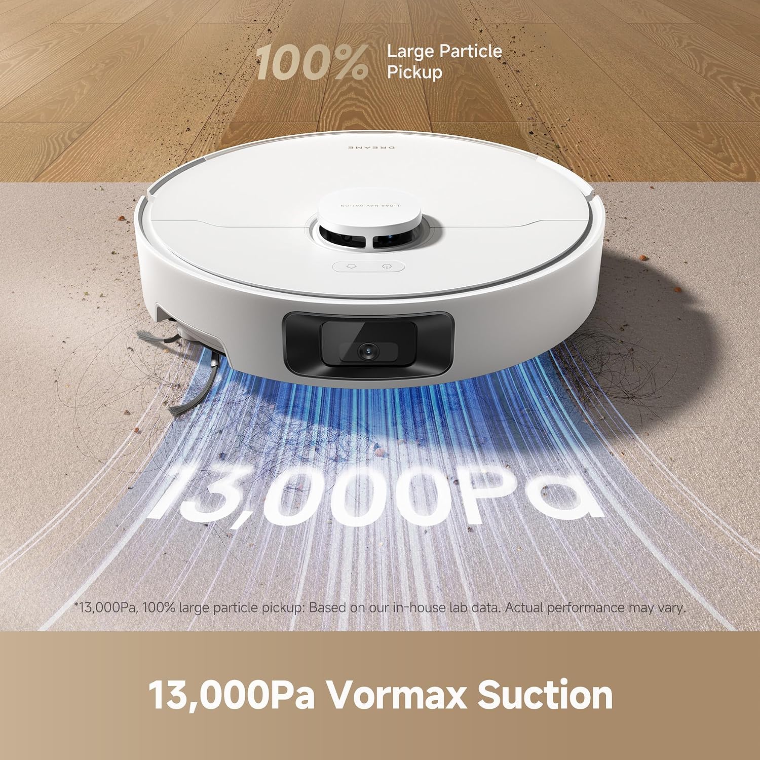 Detalle de dreame D20 Pro Plus 13,000Pa robot vacuum 🤖