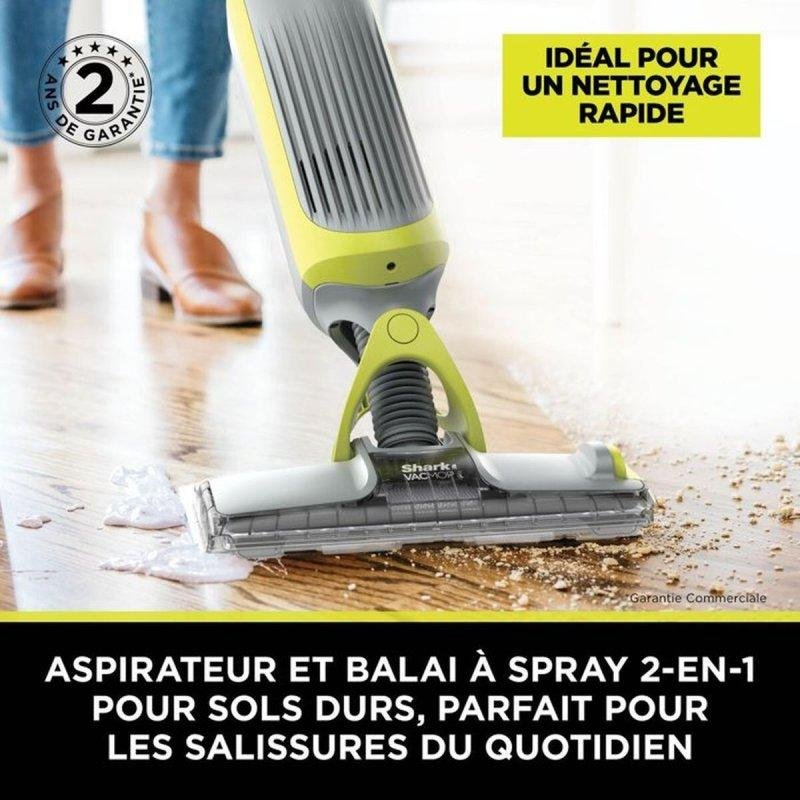 Detalle 2 de Aspiradora fregona Shark VM200EU 85W: limpieza 2 en 1 para suelos duros (grafito/gris)