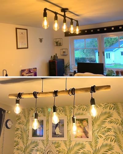 Thumbnail 6 de Vanke E27 Vintage Light Bulb, 6W (60W Equivalent) — Warm White 2700K, 2-Pack