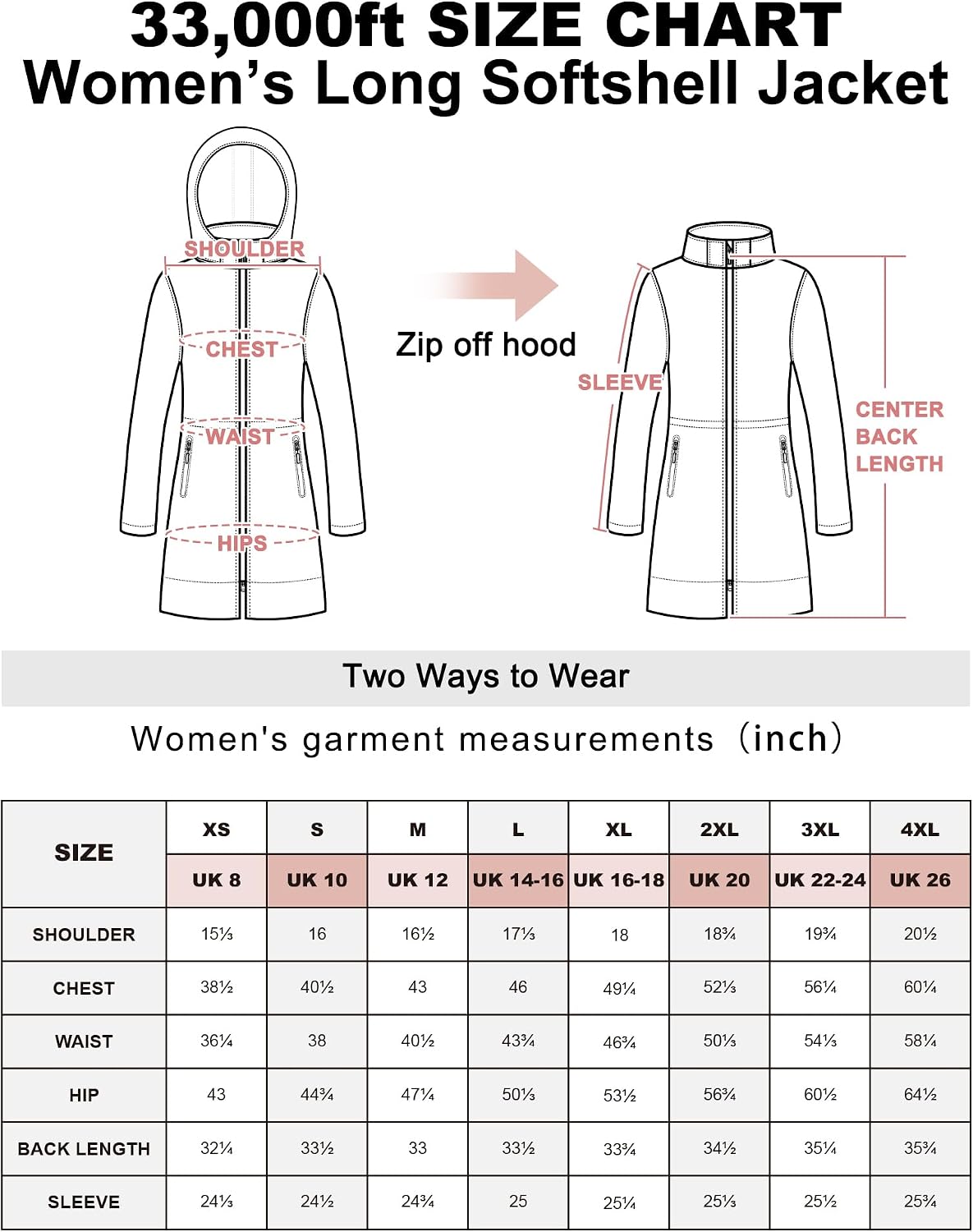 Thumbnail 5 de 33,000ft Women’s Lightweight Softshell Jacket 8000mm