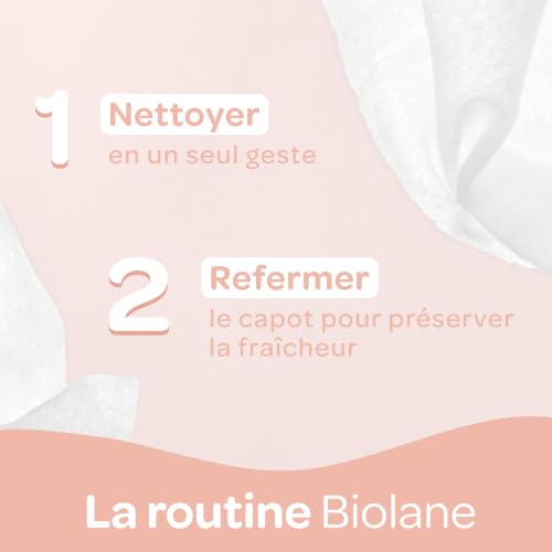 Thumbnail 3 de BIOLANE Lingettes Visage et Mains – Lot 192 lingettes (3 x 64) pour bébé