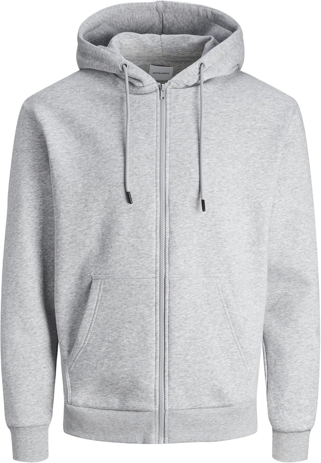 Jack & Jones Zip Hoodie Plain Zip Hoodie da uomo: felpa con cappuccio e zip