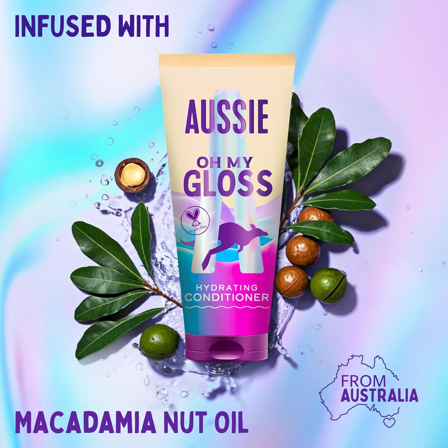 Thumbnail 4 de Aussie Oh My Gloss Giftset: Hydrating Shampoo & Conditioner, Leave-in Serum