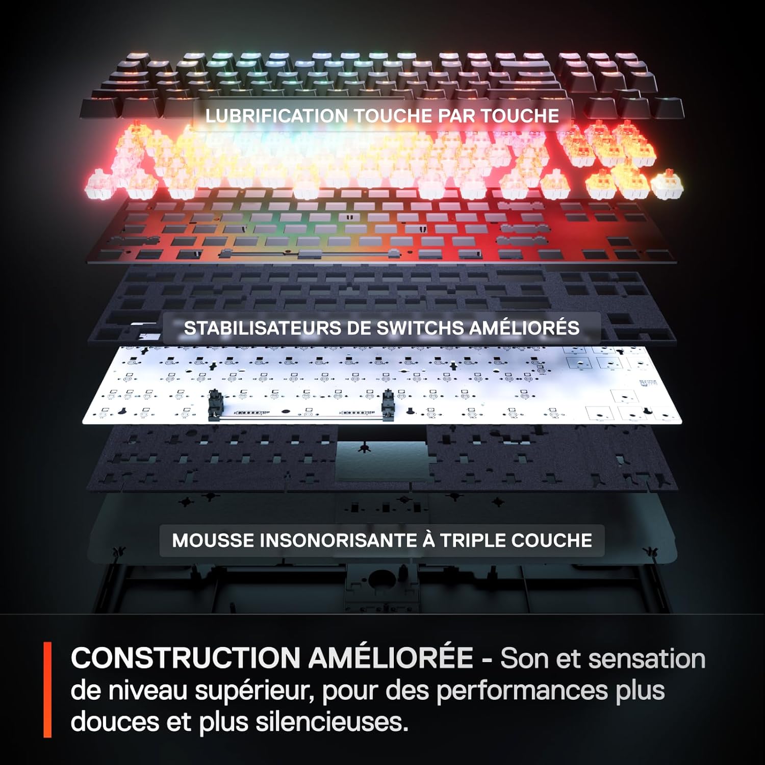 Thumbnail 5 de SteelSeries Apex Pro Mini Gen 3 OmniPoint 3.0 — Clavier compact ultra réactif FR AZERTY