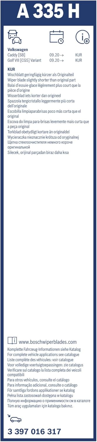 Thumbnail 3 de Bosch A335H 330 mm Heckscheibenwischer