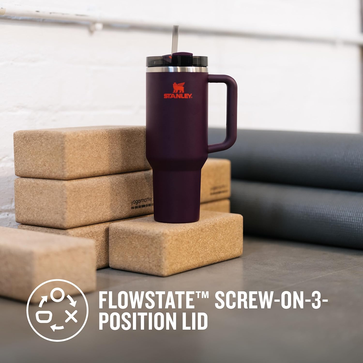 Thumbnail 4 de STANLEY 1913 Quencher H2.0 Flowstate Trinkflasche (1,2 l) mit Strohhalm – 48 Stunden eisgekühlt