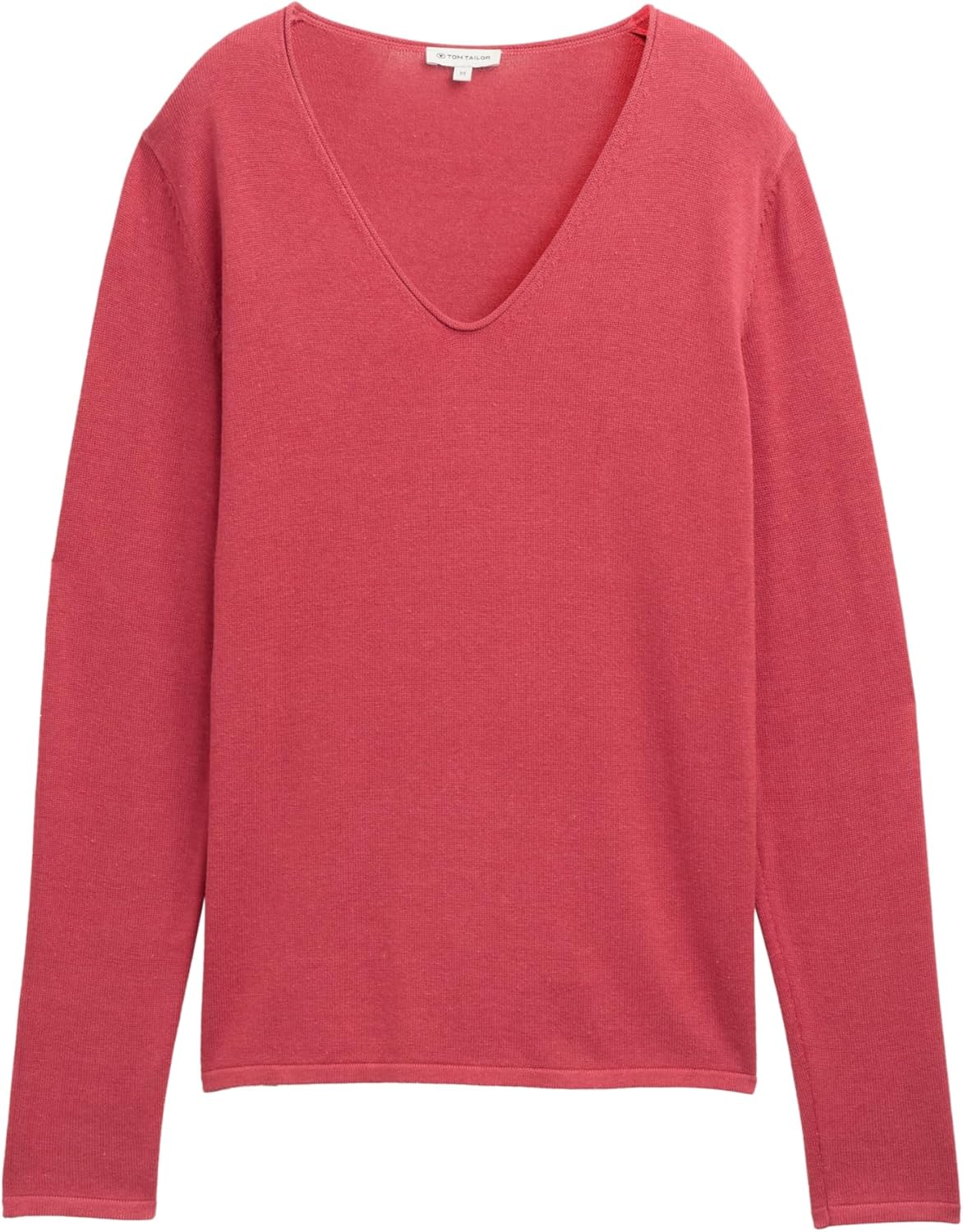 Thumbnail 4 de TOM TAILOR Damen-Strickpullover mit V-Ausschnitt (langarm)