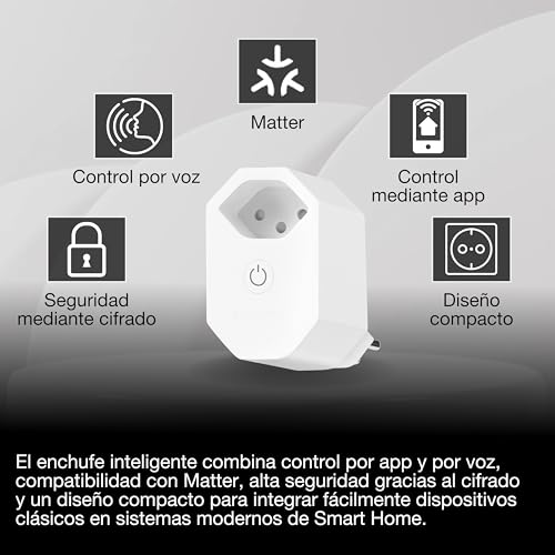 Detalle de OSRAM SMART+ WIFI MATTER prise intelligente ⚙