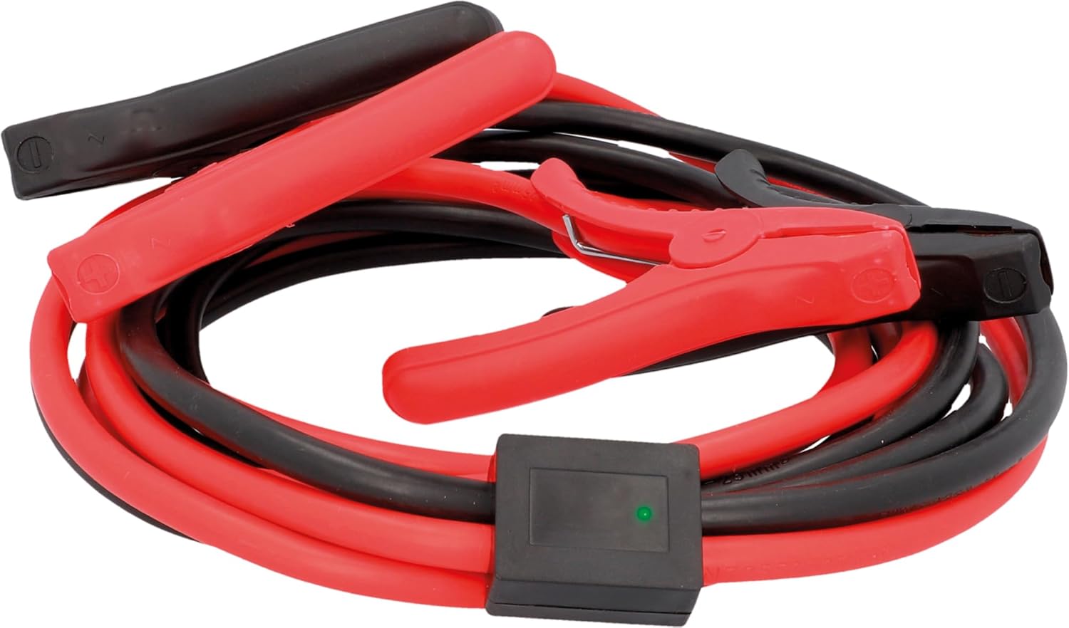 Detalle 1 de AEG Automotive 97216 Sicherheits-Starthilfekabel SP 25 – 2 x 3,5 m, mit StartProtect, DIN 72553, Aufbewahrungstasche