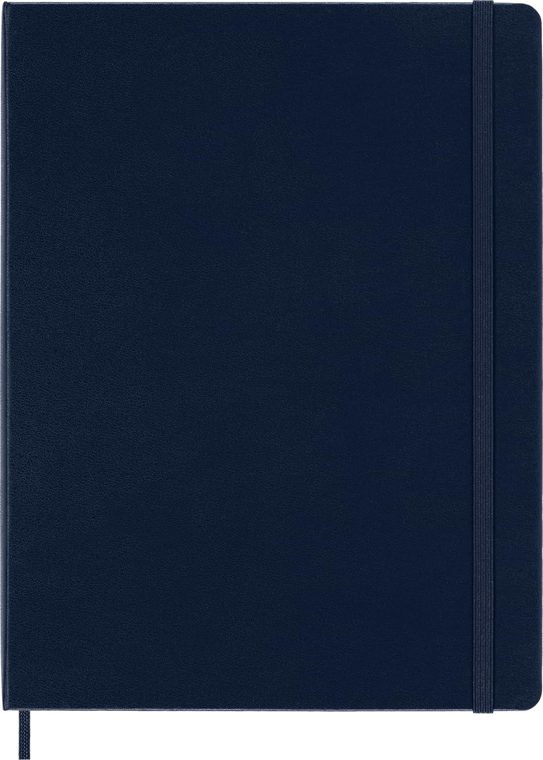 Detalle de Moleskine Classic Notebook – Ruled, Hard Cover, Sapphire Blue, XL (19 x 25 cm), 192 Pages