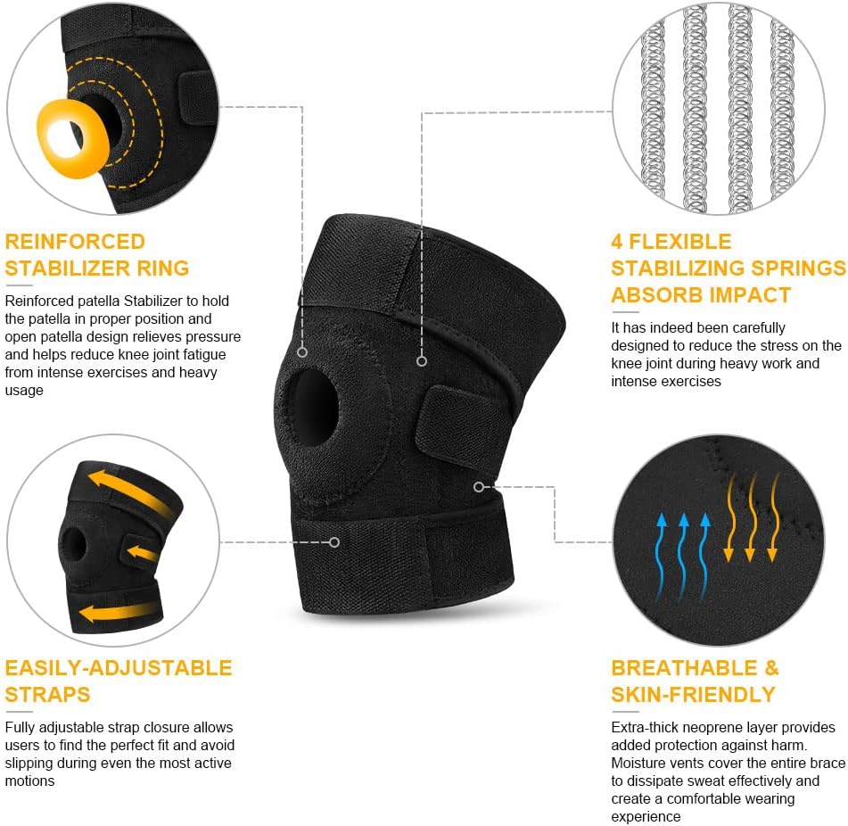 Thumbnail 2 de ACWOO Knee Support Brace adjustable compression for sports