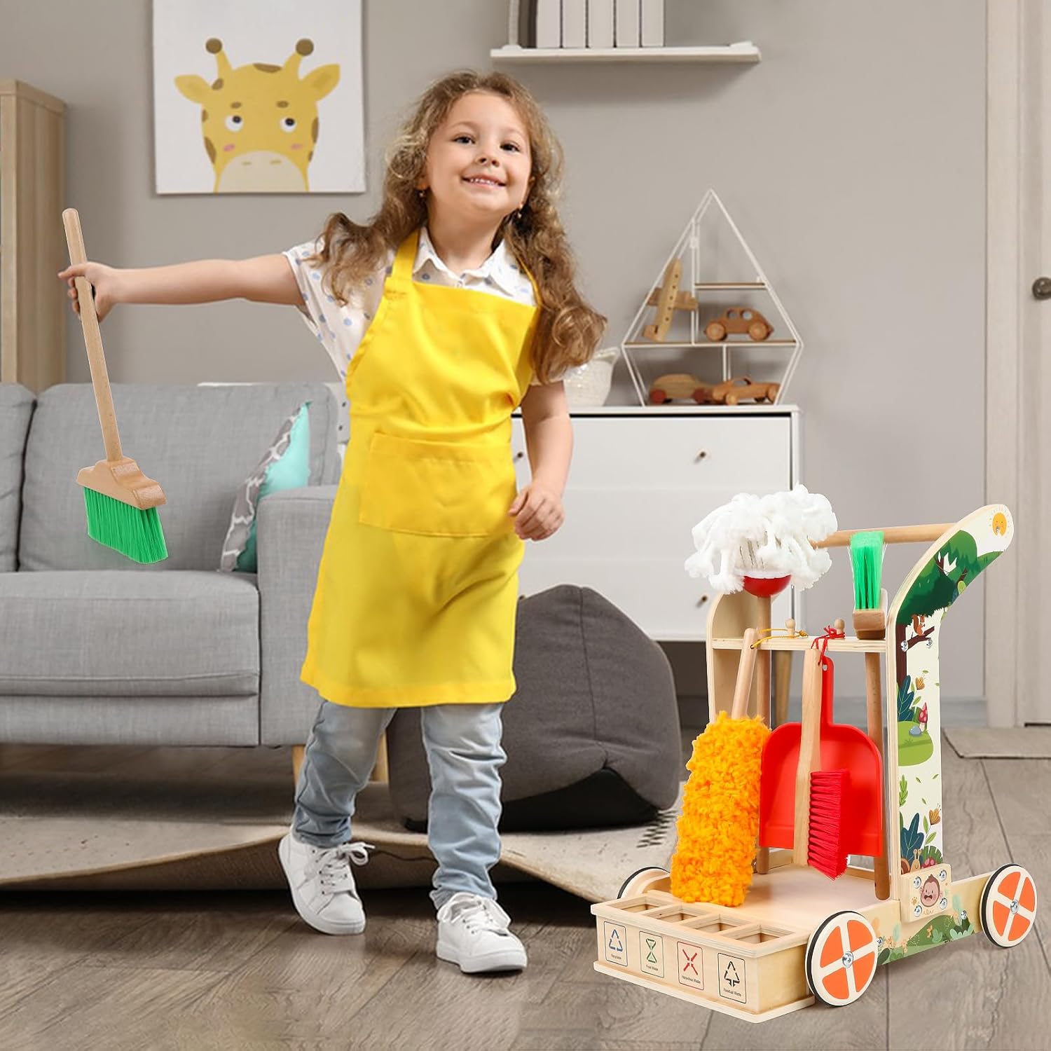 Thumbnail 5 de Jacootoys Wooden Baby Push Walker 36 Months 🚼