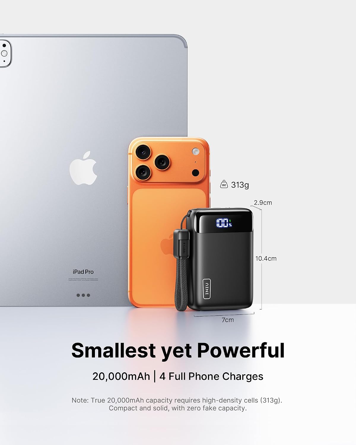 Detalle 2 de INIU Ultra Small 20000mAh Power Bank (22.5W PD) with USB-C in/out
