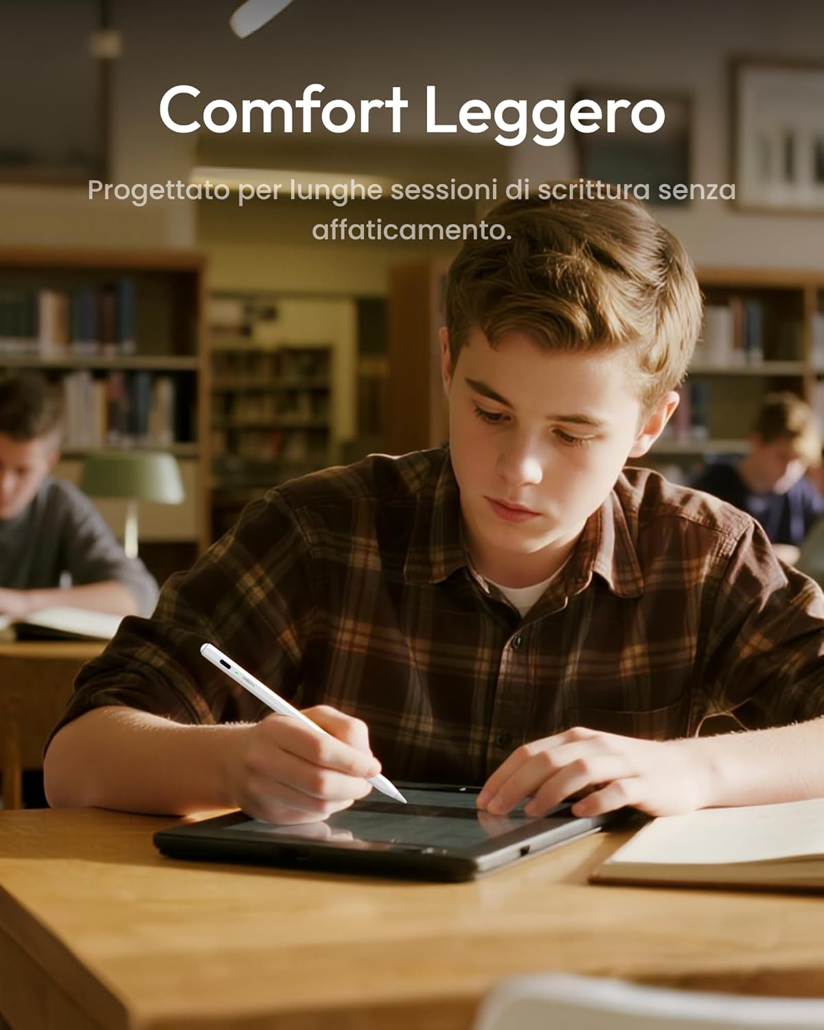 Thumbnail 4 de Metapen Penna Air 8 per iPad (2018-2026): Pencil con rifiuto del palmo, ricarica rapida 2X e punta di ricambio