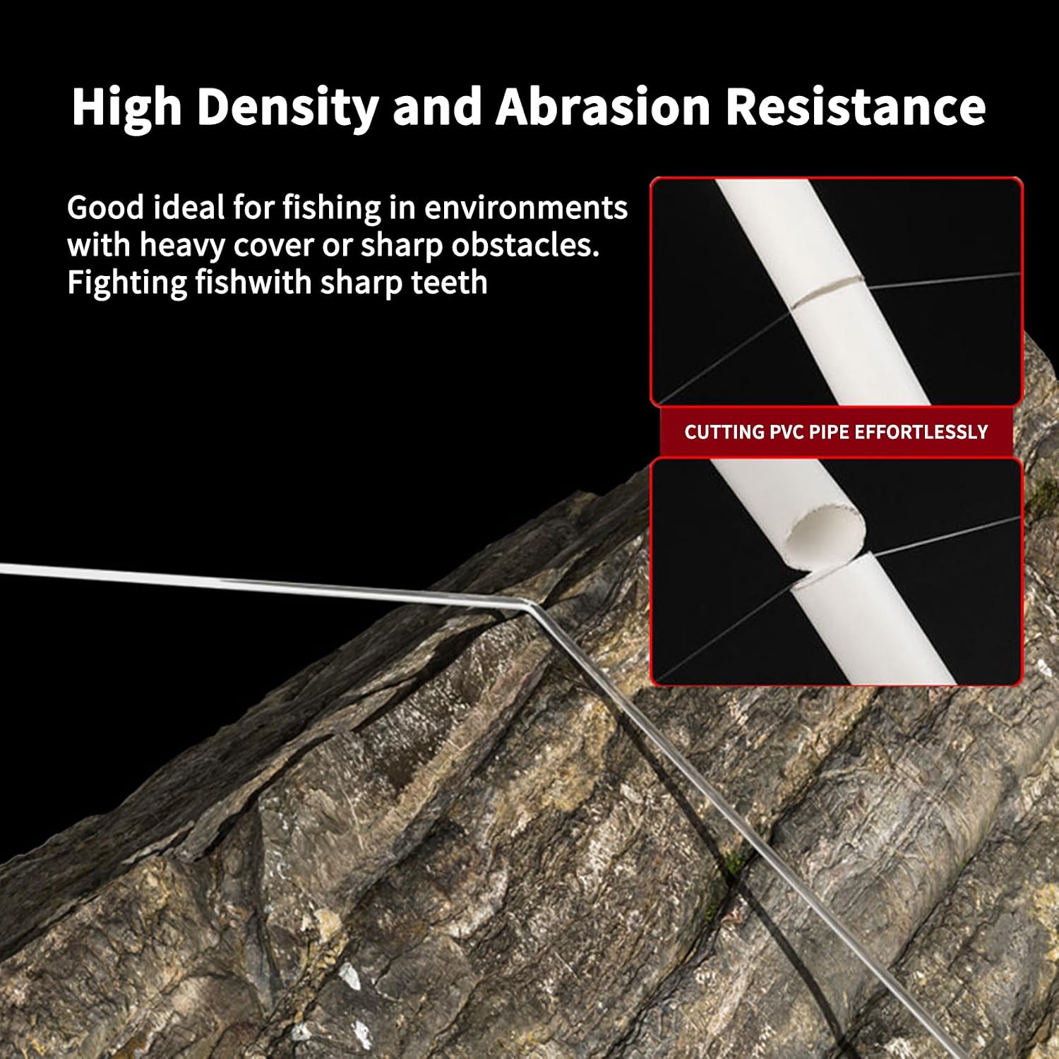 Detalle 1 de Eupheng Fluorocarbon Fishing Leaders