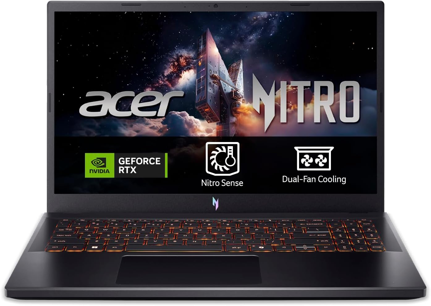 Detalle de Acer Nitro V 15 ANV15-52 gaminglaptop med RTX 5070 och 165 Hz