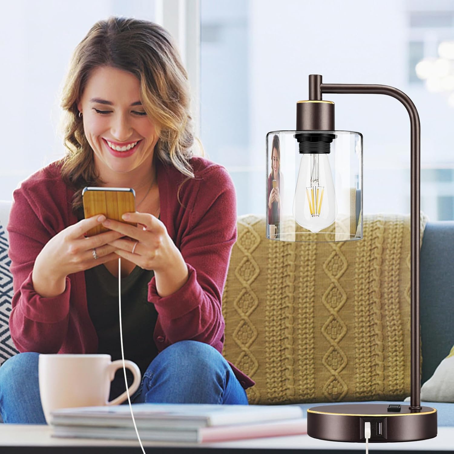 Detalle 2 de Touch Table Lamps, Set of 2