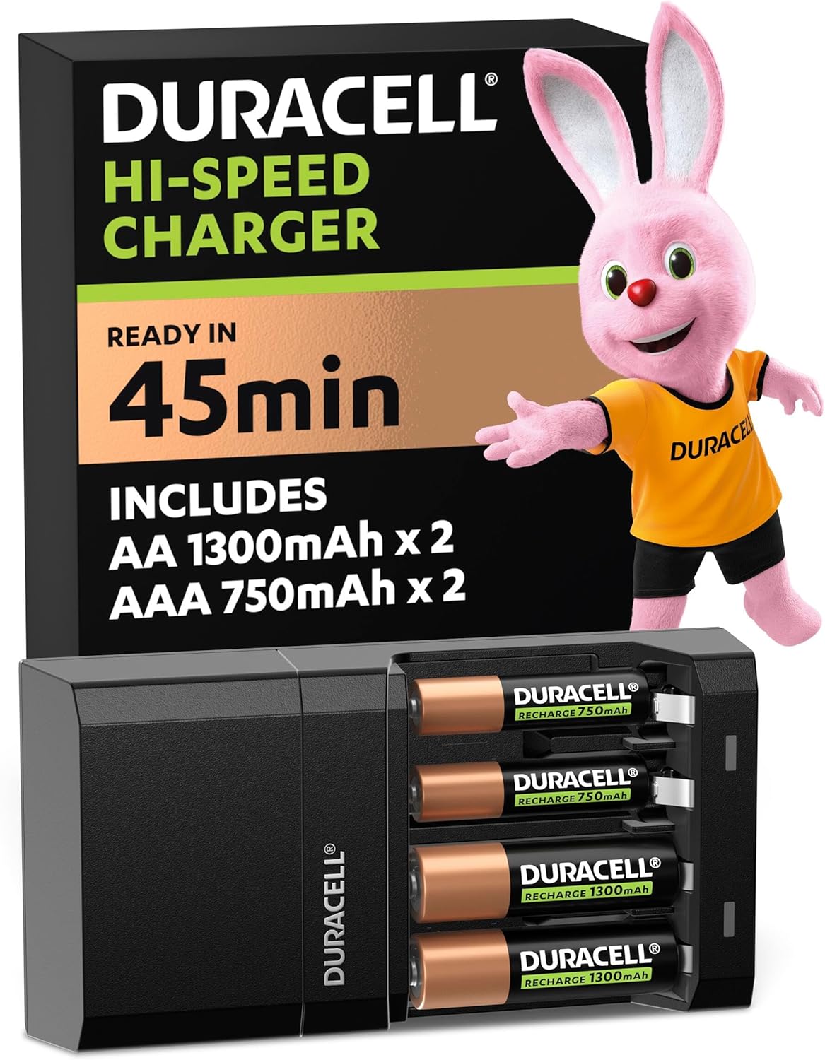 Detalle de Duracell Hi-Speed Charger 45 minutes