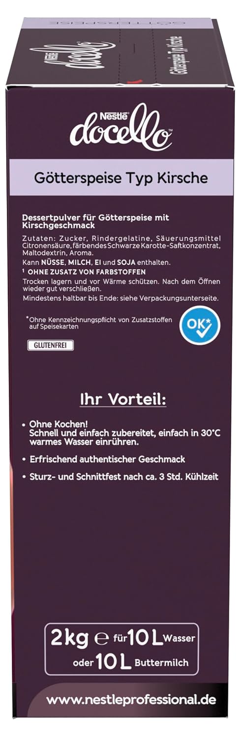 Thumbnail 3 de Nestlé docello Kirsch-Götterspeise Typ Kirsche 2 kg