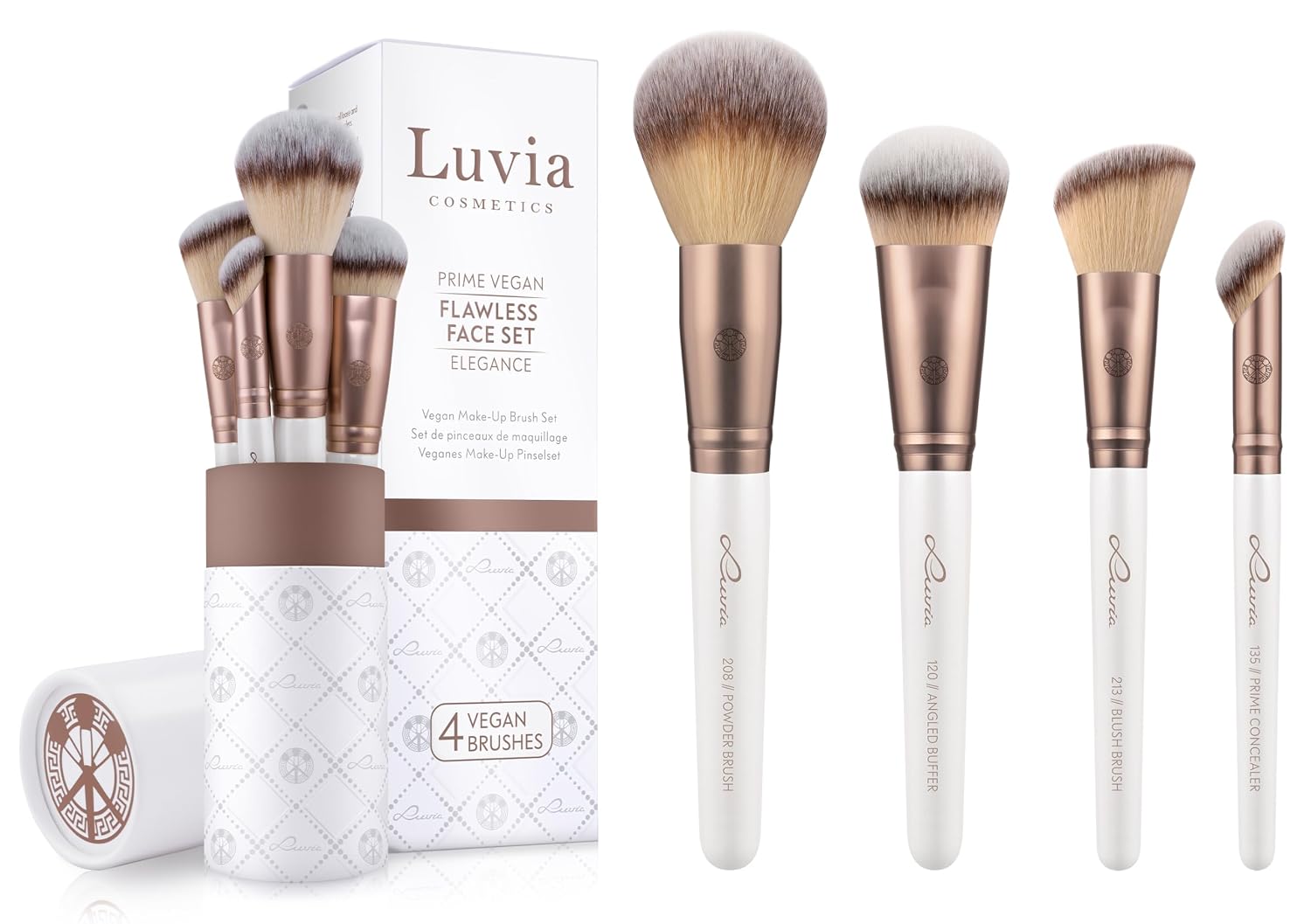 Thumbnail 6 de Make-Up Pinselset Luvia – Flawless Face Brush Set (4 vegane Kosmetikpinsel)