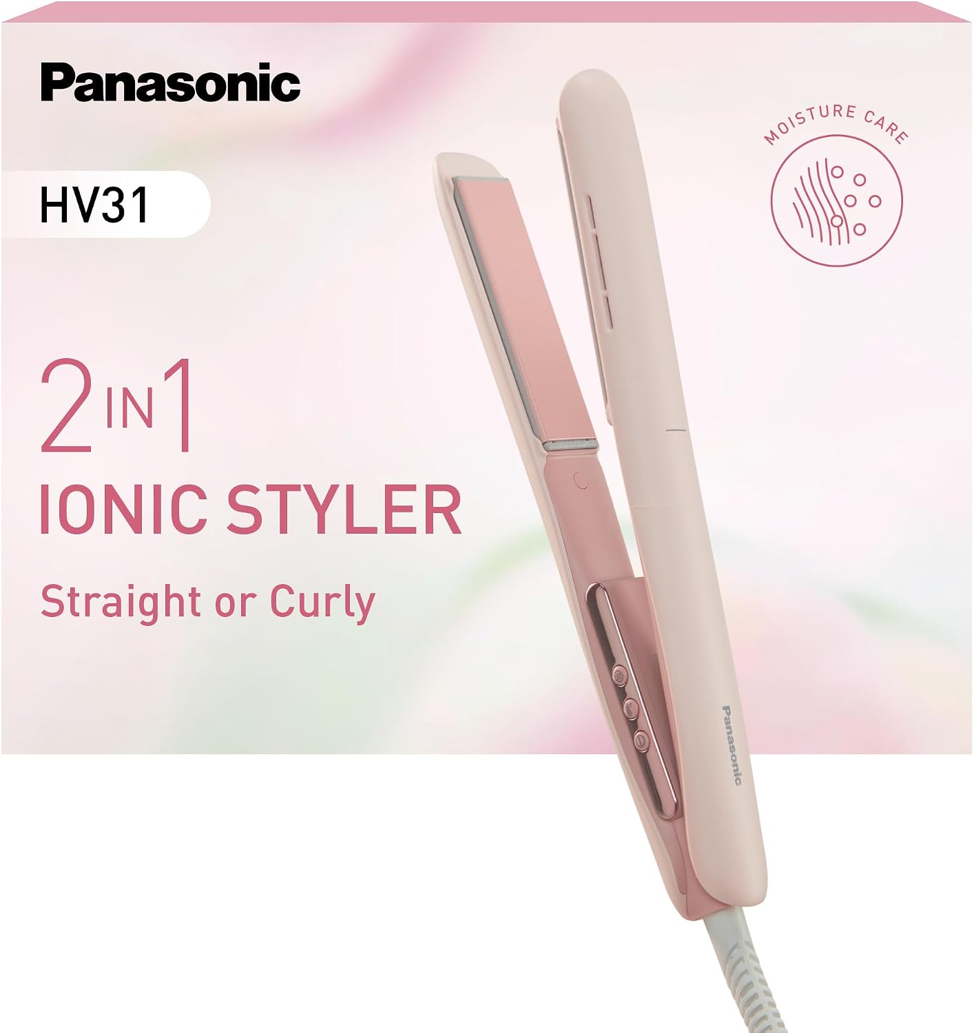 Detalle de Panasonic EH-HV31-P511 2-in-1 Ionic Hair Styler review
