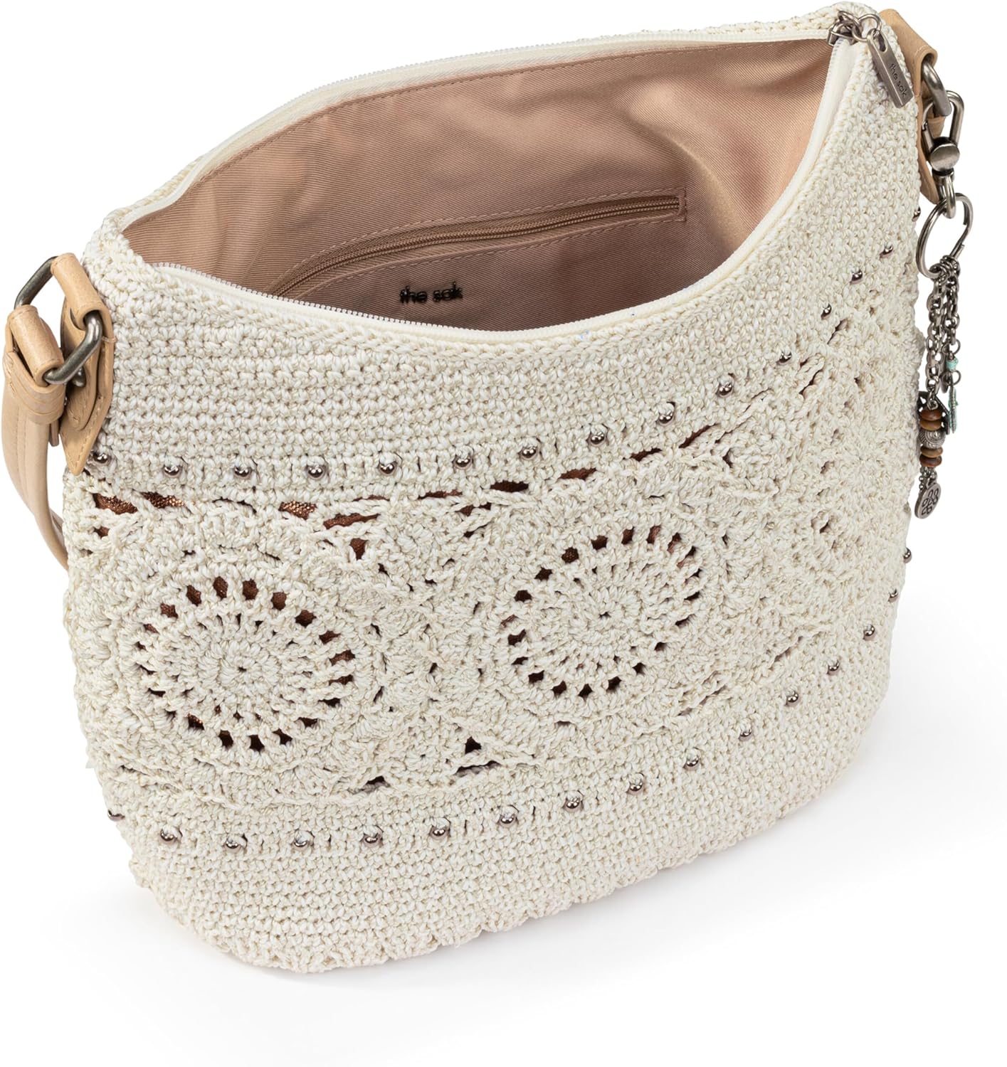 Detalle 2 de The Sak Sequoia Hobo Bag – Hand Crochet Large Everyday & Travel Purse