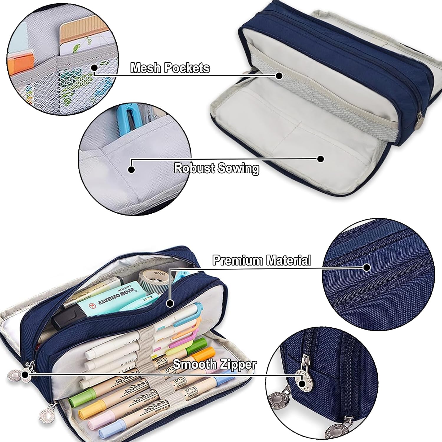 Thumbnail 3 de X SIM FITNESSX Federmäppchen 8,7×3,5 Zoll 📚