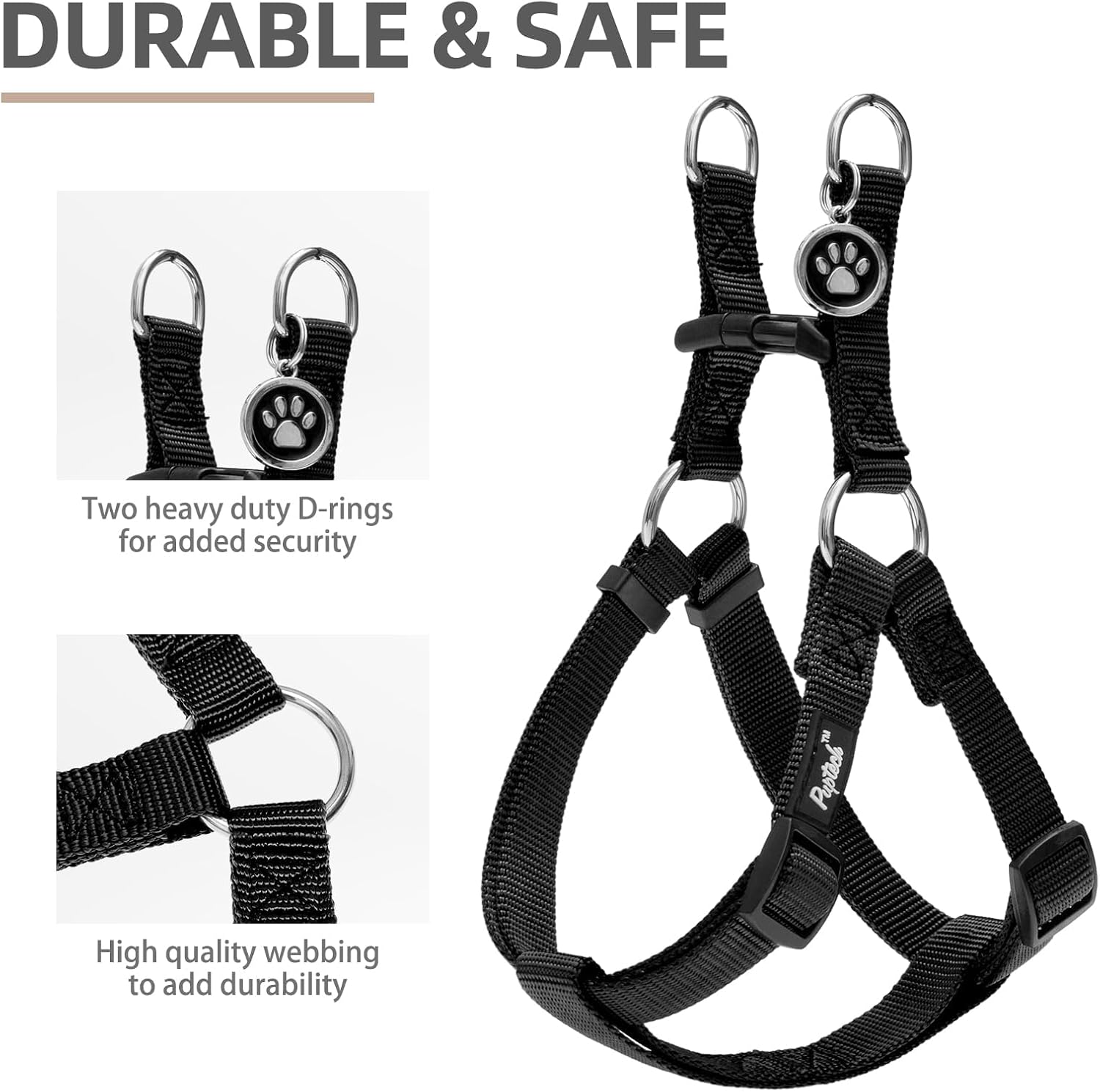 Detalle de PUPTECK Dog Harness Large