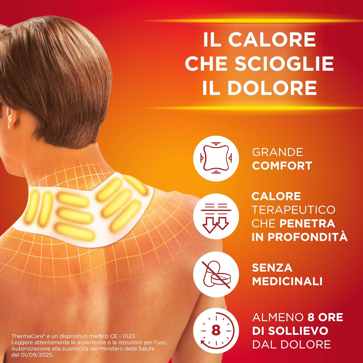 Detalle 2 de ThermaCare Fasce Autoriscaldanti a Calore Terapeutico: sollievo prolungato per collo, spalla e polso