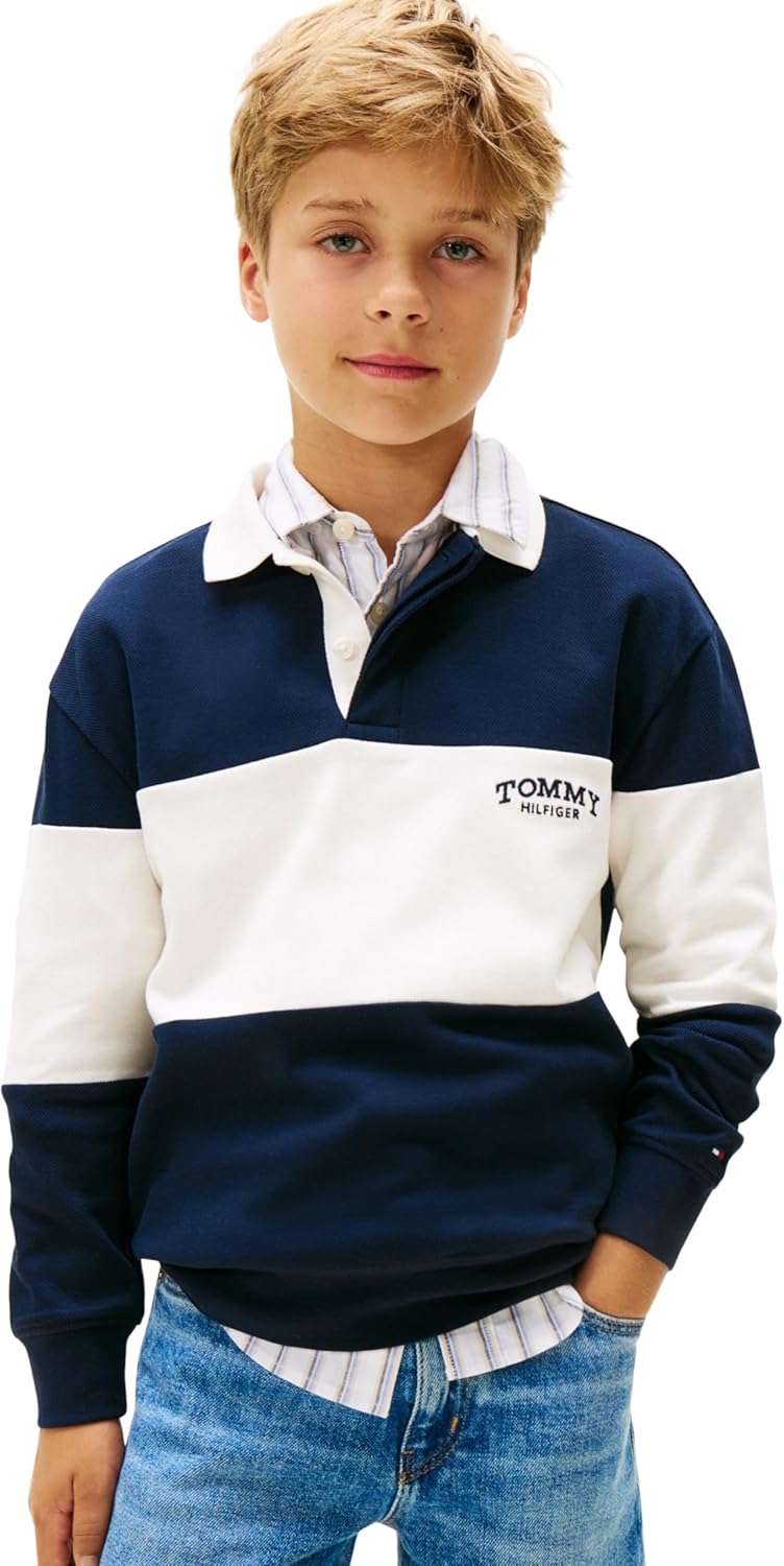 Thumbnail 5 de Tommy Hilfiger Jungen L/S Polo – Originales Langarm-Poloshirt