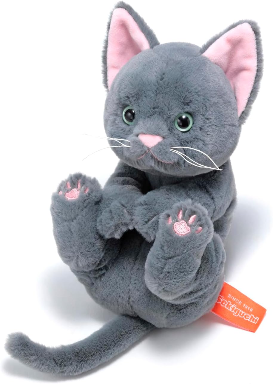 Detalle de セキグチ ころりんぬいぐるみ ねこ しろふわ 812844|丸いフォルムとおすわりポーズ