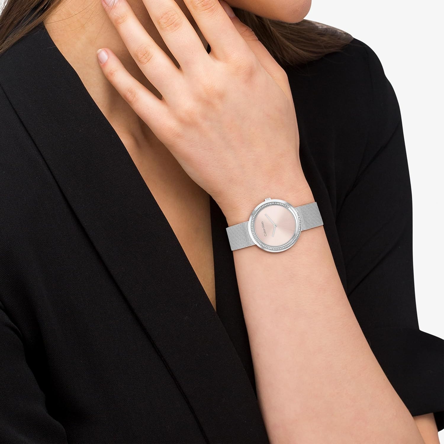 Thumbnail 3 de Calvin Klein Analog Quarzuhr für Damen „Twist“ mit Edelstahl-Mesh-Armband