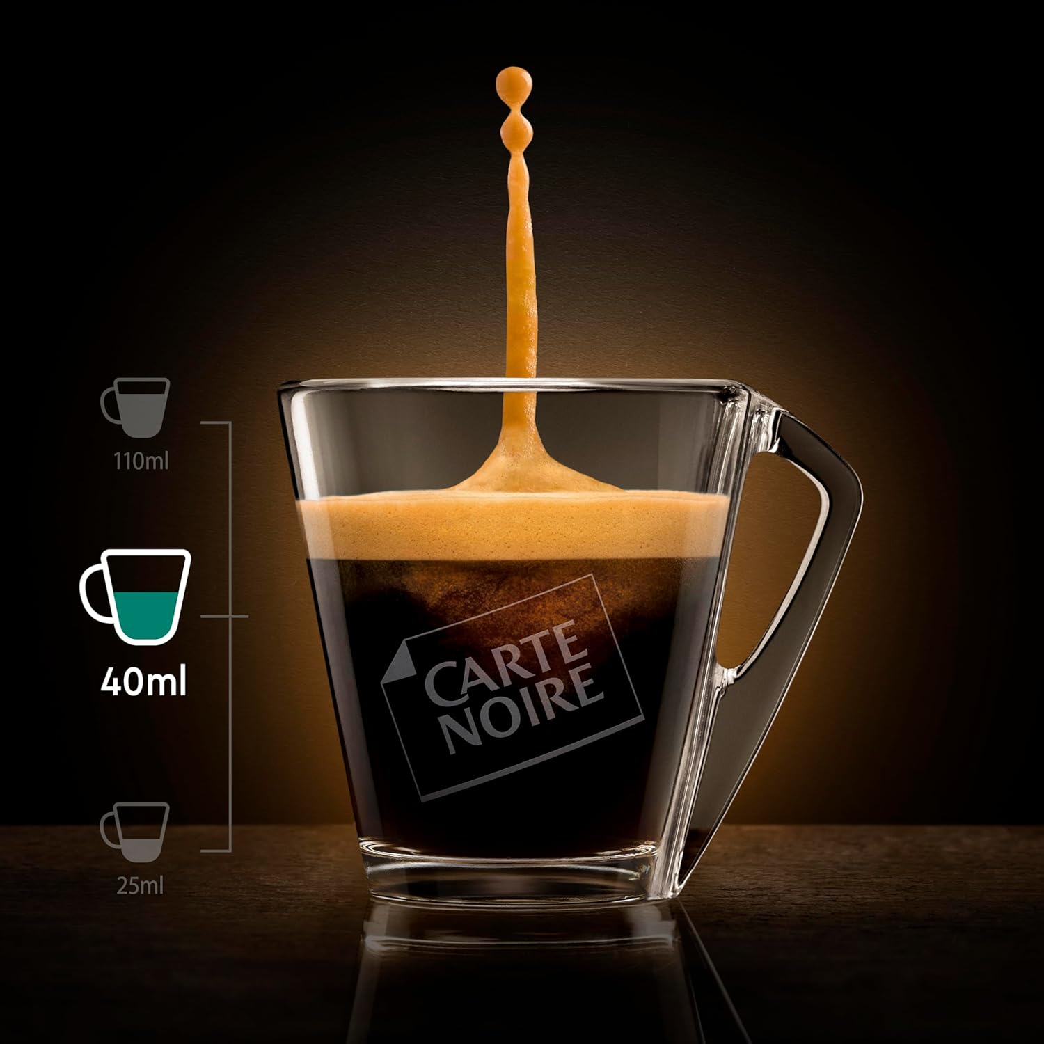Detalle de CARTE NOIRE Capsules demi‑café 240